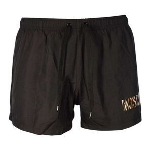 Moschino Mens Leopard Print Swim Shorts / Black
